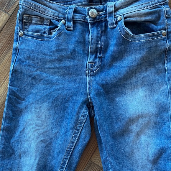Juniors size 7 Fire & Rain Bootcut Cross Jewels Jeans - Picture 2 of 5